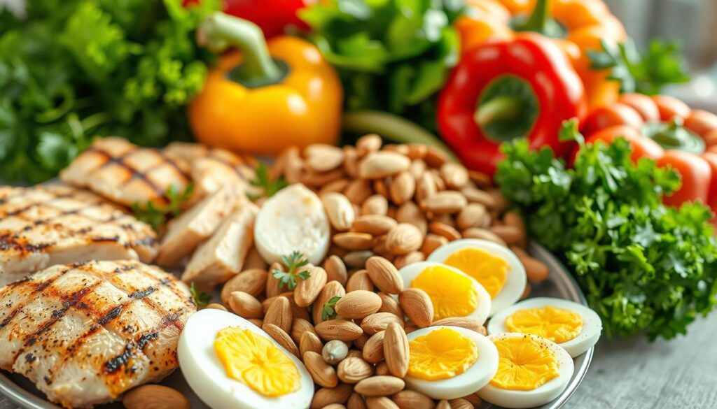lean proteins and zinc-rich foods