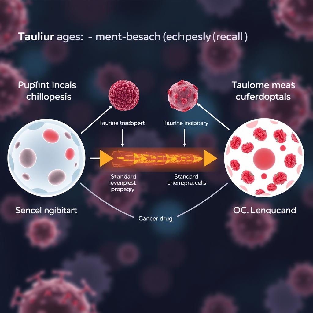 Combination therapy approach using taurine inhibition with standard chemotherapy Combination therapy approach using taurine inhibition with standard chemotherapy