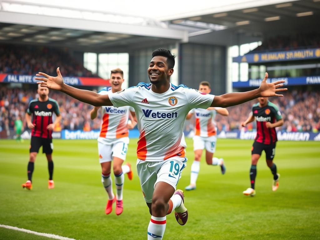 Danny Welbeck leading Brighton's attack in a Premier League match Danny Welbeck leading Brighton's attack in a Premier League match