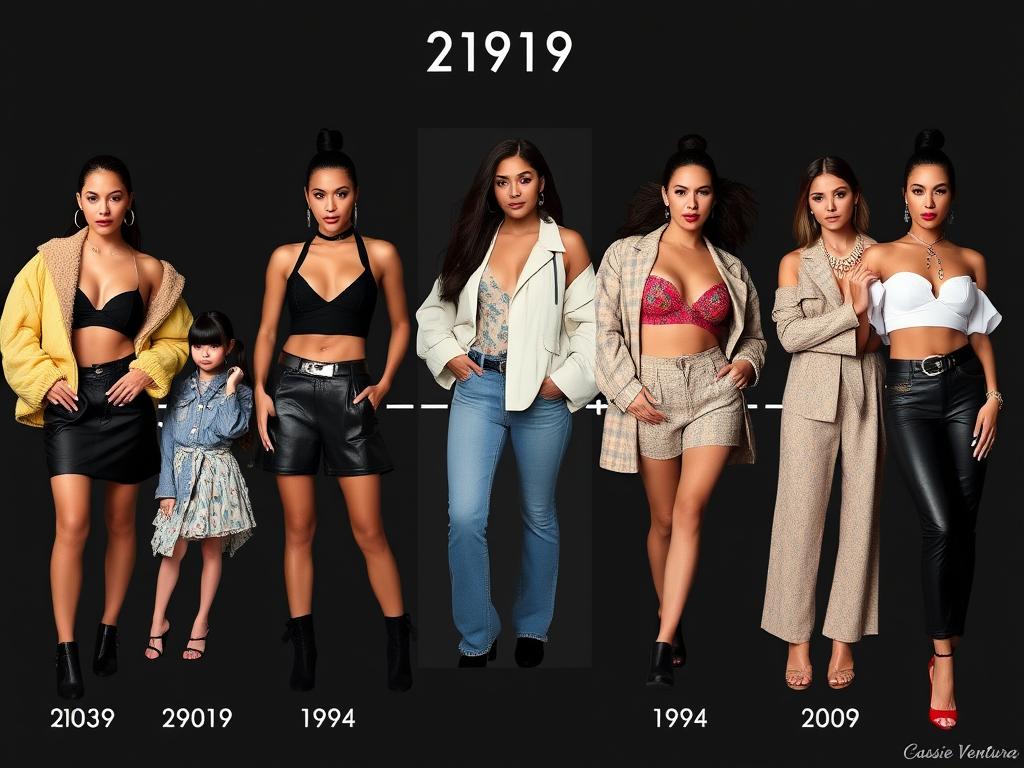 Evolution of Cassie Ventura's iconic style over the years