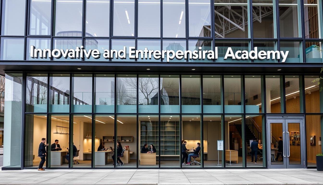 Innovation and Entrepreneurship Academy building at New York Tech campus