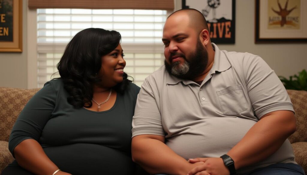 Latonya Pottain with her husband Duane from My 600-lb Life Latonya Pottain with her husband Duane from My 600-lb Life