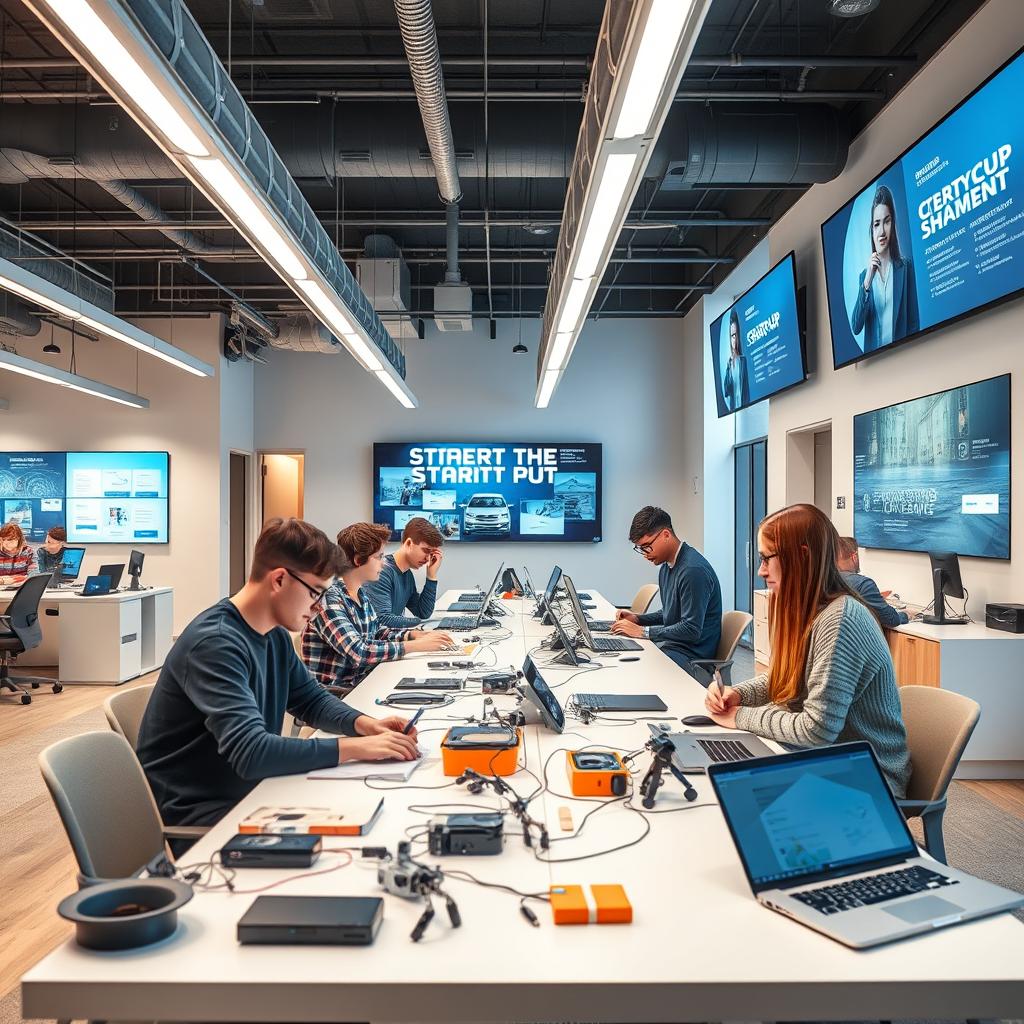 Startup Tech Central facility at the Innovation and Entrepreneurship Academy Startup Tech Central facility at the Innovation and Entrepreneurship Academy