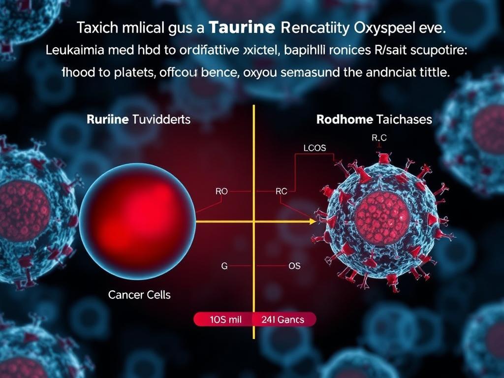 Taurine's modulation of reactive oxygen species in leukemia cells Taurine's modulation of reactive oxygen species in leukemia cells