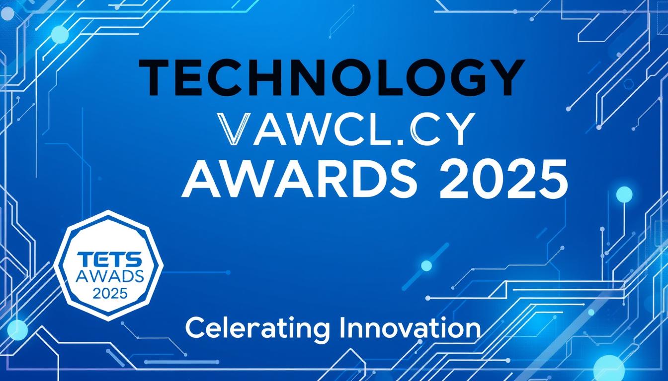 Technology Awards 2025 official banner showing the event logo and theme
