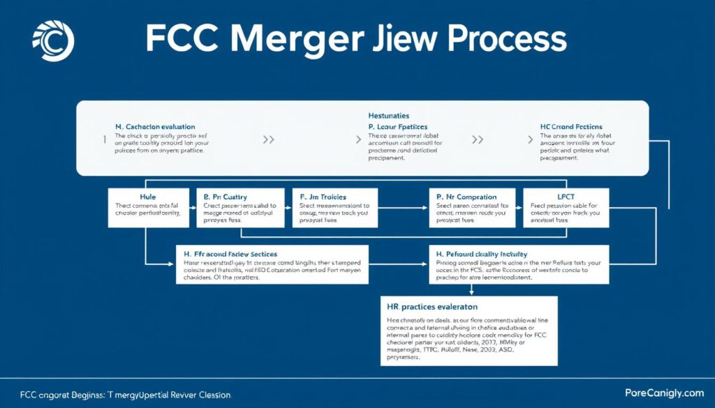 Telecommunications merger review process flowchart showing HR practices evaluation Telecommunications merger review process flowchart showing HR practices evaluation