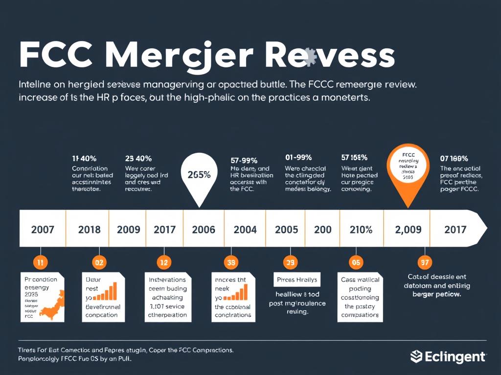 Timeline of FCC merger reviews showing increasing focus on HR practices Timeline of FCC merger reviews showing increasing focus on HR practices