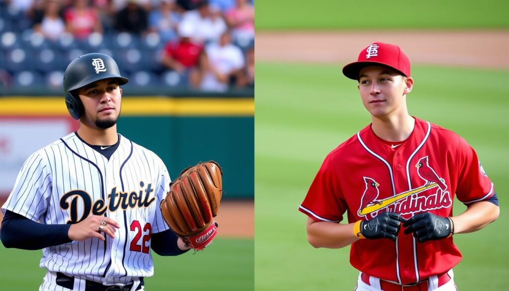 Young prospects from both teams who may feature in future Tigers vs Cardinals matchups Young prospects from both teams who may feature in future Tigers vs Cardinals matchups