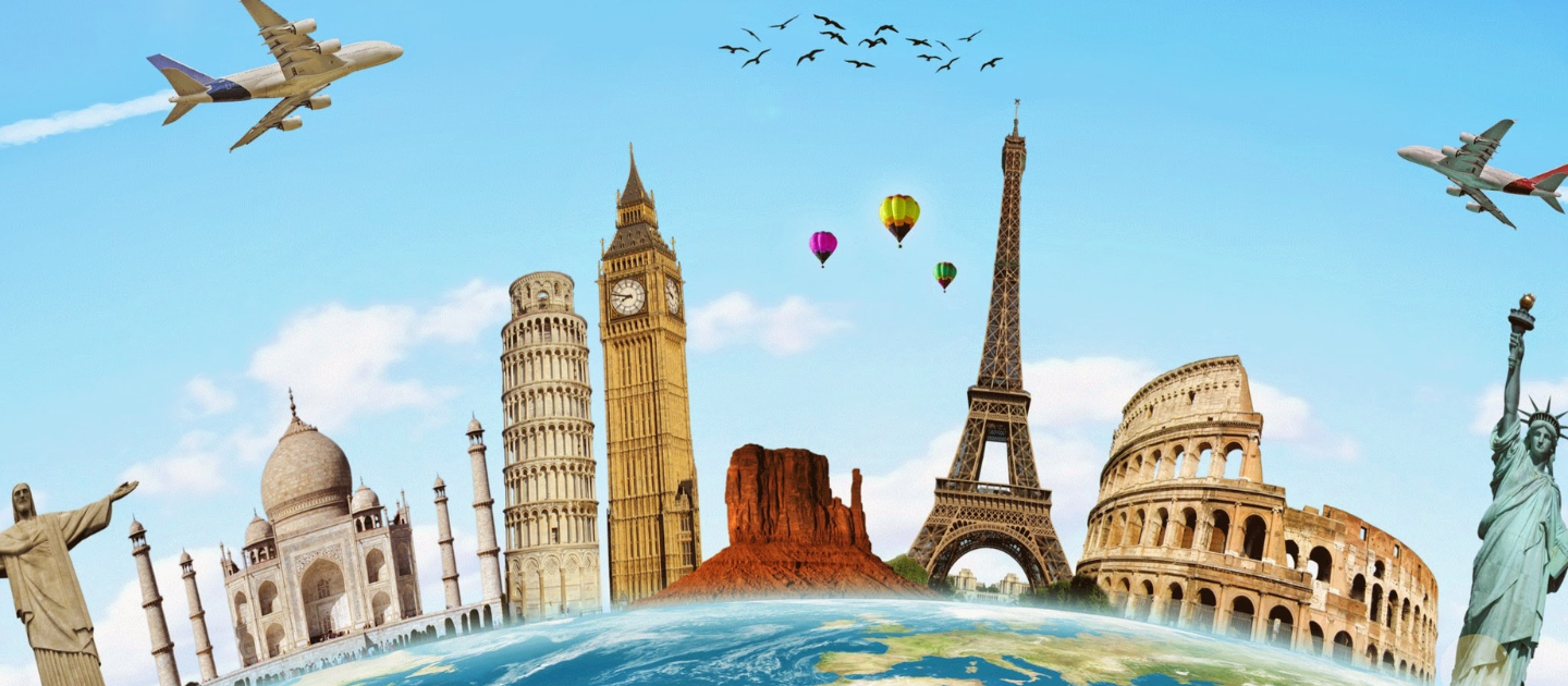 a famous monuments of the world for travel